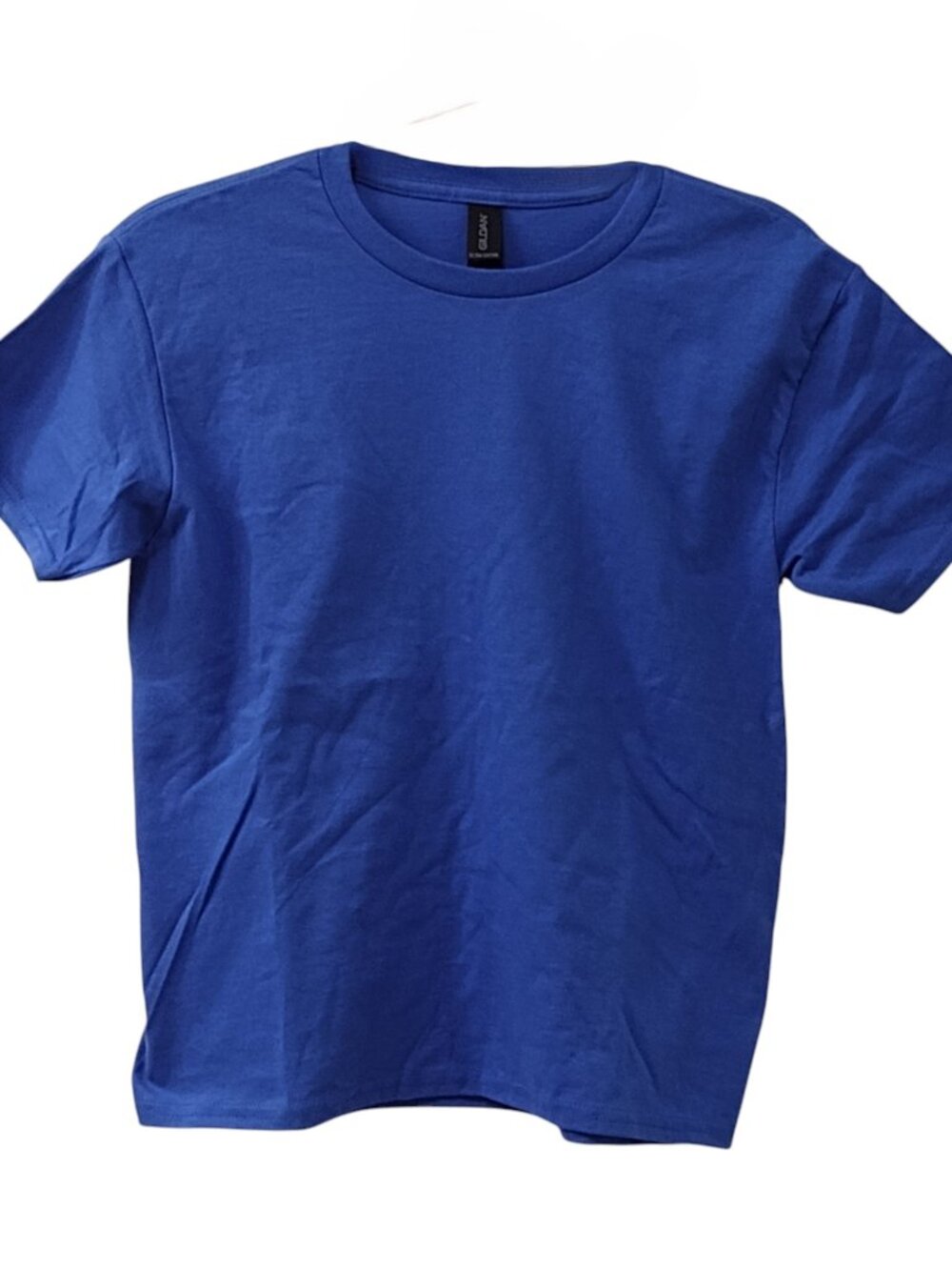Gildan Boy’s Blue Short Sleeve T-Shirt, Size Medium